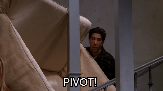 We're pivoting :)